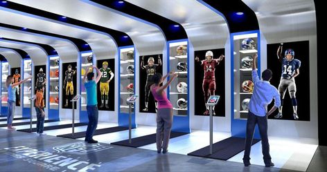 Peek Inside The New NFL Experience Times Square Interactive Retail, Friday Funny, Fan Engagement, Sports Marketing, Experiential Marketing, Interactive Installation, Entertainment District, Stem Science, Retail Experience