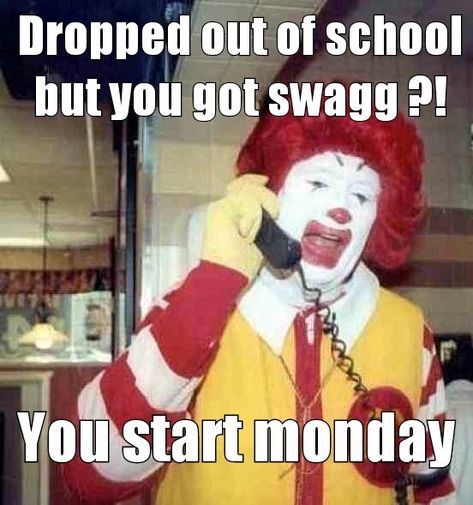 Ronald Mcdonald Funny, Mcdonalds Meme, Mcdonalds Funny, Dairy Queen, Funny Profile Pictures, Funny Reaction Pictures, Some Funny Jokes, Internet Funny, Really Funny Pictures