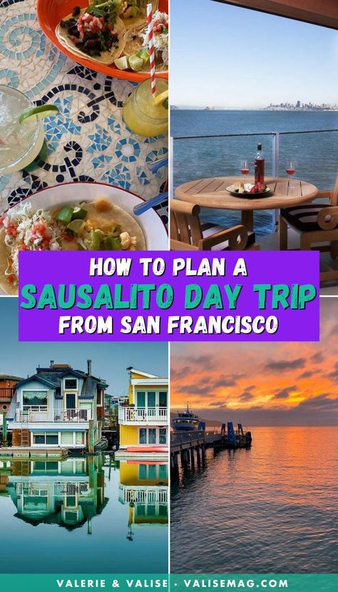 Want to plan a Sausalito day trip from San Francisco during your California trip? Here's what you need to know to visit Sausalito for a day. California Trip, The Bay Area, Plan A, Bay Area, Travel Style, Day Trip, Day Trips, Need To Know, San Francisco