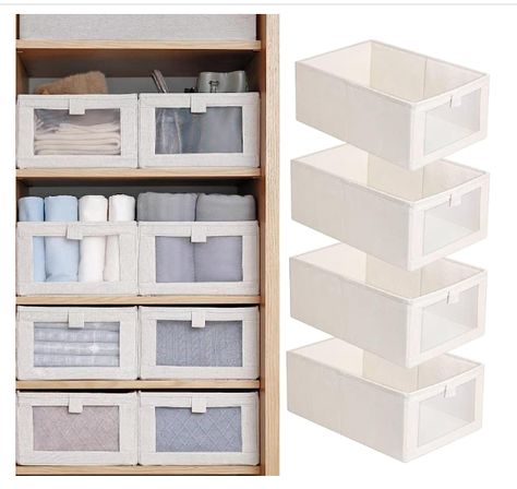 Stairs Organization, Closet Organization Bins, Closet Organizers & Garment Racks, Organiser Son Dressing, Linen Closet Storage, Organizar Closet, Closet Storage Bins, Diy Rangement, Clothes Storage Boxes