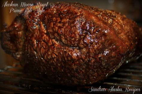 Sandra's Alaska Recipes: SANDRA'S ALASKAN MOOSE ROAST - PRIME RIB STYLE#.VGRHDPnF_Vw#.VGRHDPnF_Vw#.VGRHDPnF_Vw#.VGRHDPnF_Vw#.VQjL0pV0xdh#.VQjL0pV0xdh#.VQjL0pV0xdh Moose Roast Recipe, Moose Roast, Ribs Marinade, Ribs Slow Cooker, Roast Ideas, Alaska Recipes, Moose Recipes, Alaskan Food, Cross Rib Roast