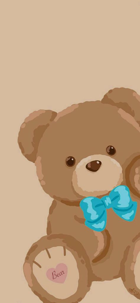 Teddy Bear Cartoon, 3d Wallpaper Cute, Baby Print Art, Teddy Bear Wallpaper, Purple Flowers Wallpaper, Cute Backgrounds For Phones, Wallpaper Iphone Disney, Lisa Blackpink Wallpaper, Phone Wallpaper Design