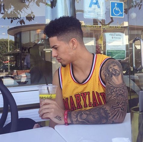 Austin McBroom Austin Mcbroom Tattoo, The Ace Family Youtube, Austin And Catherine, Austin Mcbroom, Successful Youtube Channel, Temporary Tattoo Sleeves, C Tattoo, Ace Family, Black Men Hairstyles