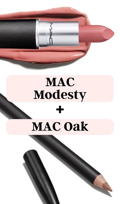 MAC Modesty Lipstick: 8 Best MAC Lip Liner Combinations Creme Cup Mac Lipstick, Mac Blankety Lipstick, Mac Faux Lipstick, Mac Blankety, Mac Modesty Lipstick, Mac Modesty, Whirl Lip Liner, Lipstick For Pale Skin, Olive Skin Lipstick