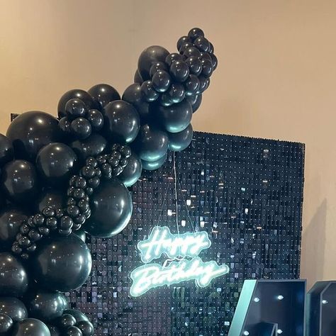 Araceli Balloon Decor on Instagram: "All black everything 🔥 I am really digging this look. Shout out to my Client for allowing me to freestyle ! #allblack #allblackeverything #40thbirthday #happybirthday #sempertexballoons #balloonart #balloondecoration #balloonbouquet #balloondecorations #tulare #tularecounty #tularesmallbusiness #cityofvisalia #visaliaca #tulareballoons #visalia #visaliaballoonartist #balloonbackdrop #balloonbusiness #artist #559smallbusiness #hanford #hanfordca #dinubaca #dinubaballoons #fresno #fresnocounty #leemore #kingscounty #559" Black Shimmer Wall, Tulare County, Fresno County, Everything I Am, Shimmer Wall, Arch Backdrop, Black Everything, Black Balloons, Balloon Backdrop