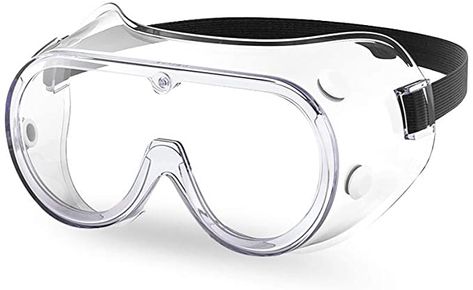 Amazon.com: The Essential Goods Protective Safety Goggles | Anti-fog, Scratch Resistance | Wide Vision Clear Lens | Goggles For Safety | Medical Goggles | Lab Goggles| Chemistry Goggles : Tools & Home Improvement Lab Goggles, Protective Eye, Safety Goggles, Eye Wear, Eye Protection, Edge Design, Binoculars, Chemistry, Goggles