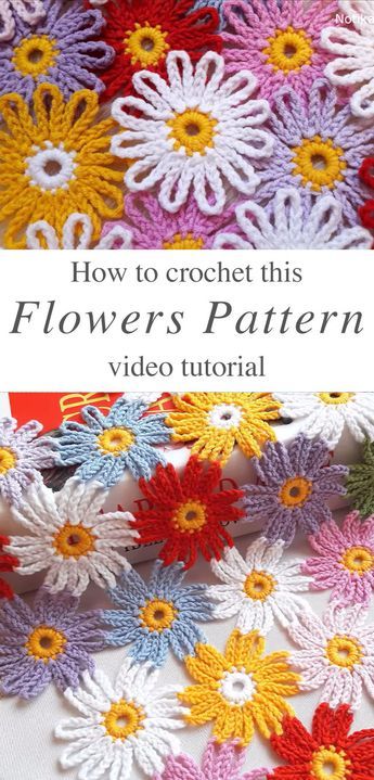 Crochet Beja, Learn Amigurumi, Crochet Flowers Pattern, Crochet Flower Pattern, Learn Crochet, Beau Crochet, Amigurumi Knitting, Crochet Flowers Easy, Crochet Flowers Free Pattern