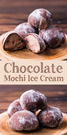 Chocolate Mochi Ice Cream, Desserts Photography, Chocolate Mochi, Creamed Spinach Recipe, Mochi Ice, Patisserie Fine, Mochi Recipe, Mochi Ice Cream, Cold Desserts