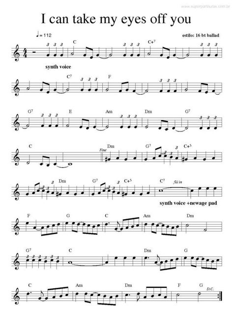 Eyes Off You, Can't Take My Eyes Off Of You, Cant Take My Eyes Off Of You, Can't Take My Eyes Off You, Can’t Take My Eyes Off You, Alto Saxophone Sheet Music, Piano Songs Sheet Music, Music Theory Piano, Piano Sheet Music Letters