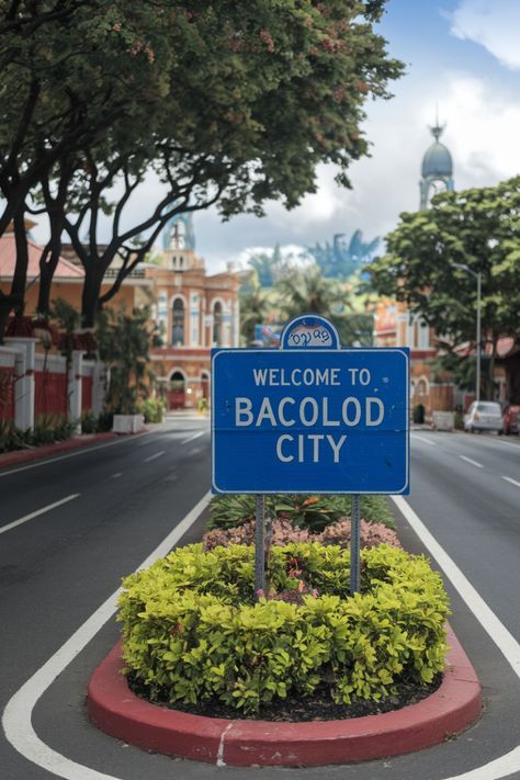 Bacolod City, known as the City of Smiles, is a vibrant urban hub in Negros Occidental celebrated for its warm hospitality and rich culture. The Welcome to Bacolod City road sign greets visitors to a place filled with culinary delights, historical landmarks, and the festive spirit of the world-renowned MassKara Festival. #BacolodCity #NegrosOccidental #CityOfSmiles