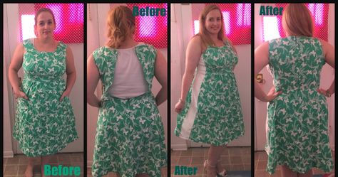 Wow! It's been a while since I posted last. Life happened and time got away from me, but I'm back now! Since I last pos... Dress Too Small Hack, Clothing Alterations, Dress Alterations, Altering Clothes, Fashion Project, Dress Measurements, Diy Dress, Small Dress, Waist Dress