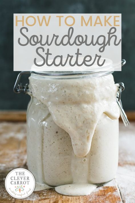 Making your own sourdough starter is much easier than you might think. All you need is some flour and water to get started. Use these simple instructions to make your very own bubbly starter and incredible sourdough bread at home. Make A Sourdough Starter, Making Sourdough Bread, Sourdough Bread Starter, Homemade Sourdough Bread, Bread Starter, Sourdough Starter Recipe, Baking Basics, Sourdough Baking, Bread Machine Recipes