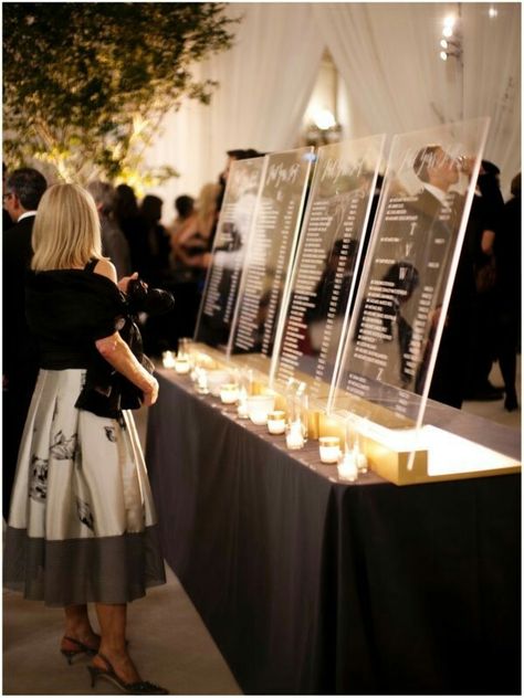 Modern wedding inspiration we would love to see here at The 360 at Skyline! #urbanvenue #denvervenue #modernwedding Custom Table Numbers, Table Seating Chart, Fiesta Tropical, Boda Mexicana, Pool Bar, Seating Plan, Seating Chart Wedding, Seattle Wedding, Table Plans