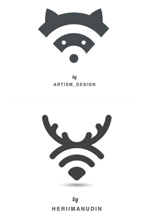 Minimal Logo Design Inspiration, Deer Logo, Planner Logo, Cats Art Drawing, Logo Presentation, Logo Design Process, Portfolio Website Design, Custom Web Design, Pet Logo Design