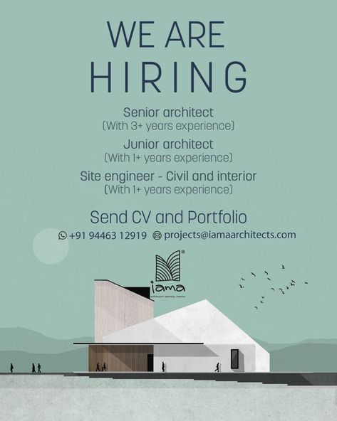 Architect Poster, Engineering Poster, Site Engineer, Hiring Ad, Architect Jobs, Hiring Poster, Latest Interior Design Trends, Business Basics, Slogan Design