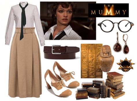 Evie From The Mummy Costume, Evie Mummy Outfit, Evie From The Mummy, Evie Costume The Mummy, Evie The Mummy Aesthetic, Evelyn From The Mummy, Evie Carnahan Aesthetic, The Mummy Fashion, The Mummy Cosplay Evie