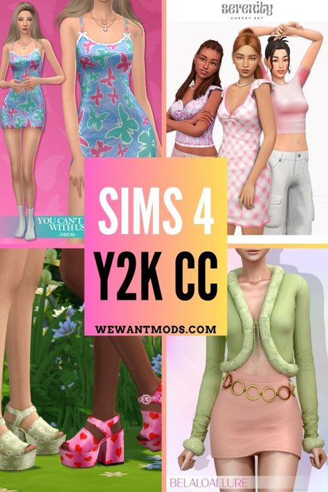 Sims 4 2000's Cc, Sims 4 Cc Clothes Y2k Free, Sims 4 Base Game Outfits Ideas Y2k, Sims 4 2000s Cc Maxis Match, Cc Set Sims 4, Maxis Match Y2k Cc, 2000s Clothes Sims 4 Cc, Sims4 Y2k Clothes, Sims4 Cc Clothes Y2k