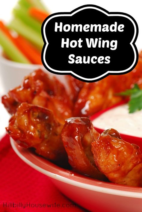 With the Superbowl right around the corner, I am sure that many of you will be making some sort of hot wings for appetizers during game day. I know in my home, we have tons of food on this day and it can get pretty expensive purchasing store bought wing sauces. Why not try making […] Homemade Hot Wings, Hot Wing Sauce Recipe, Hot Wing Sauce, Chicken Wing Sauce Recipes, Wing Sauces, Wings Recipe Baked, Hot Chicken Wings, Hot Wing Recipe, Hot Wing Sauces