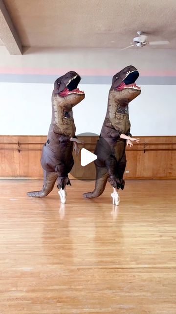 Lois Ellyn Ballet Studio on Instagram: "Taking Halloween costumes in ballet class to the next level 🦖🩰

Thank you to our friends at @rubiescostumecompany for sending us their officially licensed T. Rex @jurassicworld costumes. Check out their wide selection of Halloween costumes for trick-or-treating, parties, or themed events (like Halloween Ballet Class at your local dance studio!) at Walmart and Target!
.
.
.
#halloweenballet #halloween #halloweencostume #halloweencostumes #fall #trex #trexcostume #funny #viral #fyp #unicorn #ballet #dance #pointeshoes #ballerina #balletclass #sponsored #RubiesJurassicWorld" T Rex Costume, Ballet Studio, Disney Fanatic, Halloween Photoshoot, Ballet Class, Themed Events, Pointe Shoes, Disney Family, Dance Studio