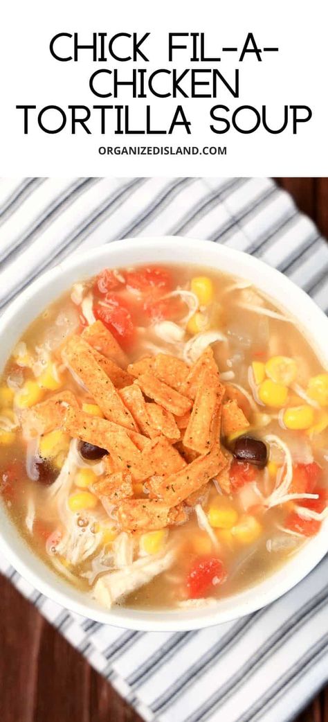 Chickfila Chicken Tortilla Soup, Pork Soup Recipes, Copy Cat Recipe, Stews Recipes, Pork Soup, Homemade Soup Recipe, Instant Pot Soup Recipes, Easy One Pot Meals, Instant Pot Soup