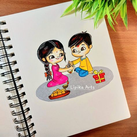 Rakhshanda Drawing, Rakshabandhan Painting, Raksha Bandhan Painting, Rakshabandhan Drawing, Raksha Bandhan Drawing, Drawing Pics, Soft Board, Canvas Art Painting Abstract, Anime Face Drawing