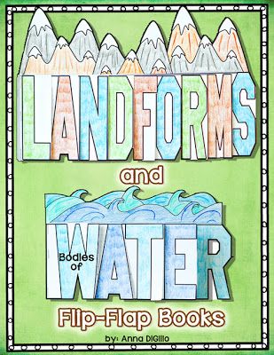 Water Kindergarten, Landforms Activities, Landforms And Bodies Of Water, Third Grade Social Studies, 3rd Grade Social Studies, Second Grade Science, 4th Grade Social Studies, Teaching Geography, 5th Grade Social Studies