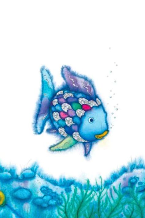 Who else remembers this book and the shiny silver scales on the pages? 👀❤️🐠 Rainbow Shiner Fish, Angel Fish Painting, Sea Change Book, Rainbow Fish Book, Rainbow Fairies Books, Rainbow Fish, Fish Scale, Fish Scales, Angel Fish