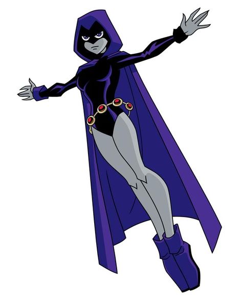 Teen Titans Outfits, Teen Titans Show, Teen Titans Raven, Raven Teen Titans Go, Raven Fanart, Teen Titans Starfire, The New Teen Titans, Wally West, Art Fan