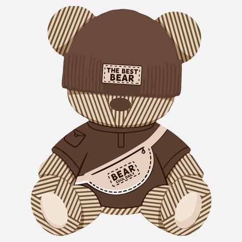 Cool Teddy Bear: Best Bear Design on Threadless Cool Teddy Bear, Teddy Bear Vector, Teddy Bear Logo, Designer Logos, Ice Cap, Bear Vector, Teddy Bear Design, Girly Wall Art, Mickey Y Minnie