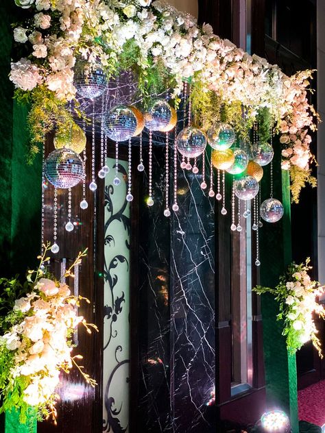 Sangeet Entry Gate, Haldi Shoot, Wedding Entry, Sangeet Decor, Garage Door Decor, Entry Gate, Gate Decoration, Exotic Wedding, Photo Stand