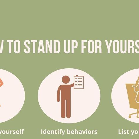 Alf | The Present Psychologist on Instagram: "Comment below if you struggle with standing up for yourself👇 For some, it is difficult to stand up for themselves. Because they are scared, want to people please or have low confidence. In today’s post, I wanted to focus on some tips how to learn to stand up for yourself more. Mostly, this has to do with learning to be more assertive. However, it is very important to be assertive, but not aggressive. It is vital to keep respecting other peoples an Be More Assertive, Standing Up For Yourself, Be Assertive, Low Confidence, Stand Up For Yourself, The Present, Psychologist, Other People, Stand Up