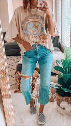 38 BOHO STYLE ideas in 2022 | style, boho fashion, fashion Cool Middle Aged Women, Hippy Western Style, Punchy Mom Outfits, Nashville Boho Style, Boho Outfit Board, Country Boho Style Outfits, Athletic Boho Style, Funky Edgy Outfits, Cute Casual Jean Outfits