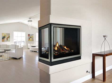 Peninsula Fireplace, Fireplace Facing, Direct Vent Fireplace, Vent Cleaning, Gas Logs, Brick Flooring, Indoor Fireplace, Clean Face, Gas Fireplace