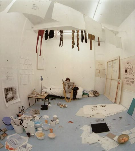 Aesthetic Place, Tracey Emin, Vedic Art, Studio Space, Photography Inspo, 인테리어 디자인, Artist Studio, Room Inspo, Art Studio