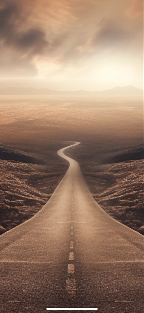 #road #wallpaper #wallpaperforyourphone Aesthetic Road Wallpaper, Iphone Wallpaper Road, Long Roads Aesthetic, Long Road Wallpaper, Light Brown Wallpaper, Cars Advertising, Road Wallpaper, Collage Backgrounds, Highway Road Background