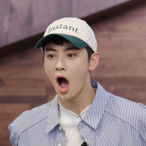 Cha Eun Woo Funny Face, Cha Eun Woo Funny, Shocked Face, Funny Feelings, Funny Face, Sewing Rooms, Kdrama Actors, Cha Eun Woo, Brand Ambassador