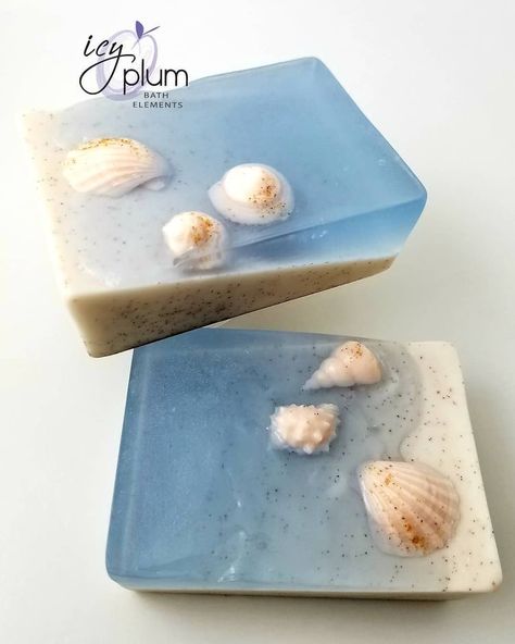 Ocean Soap, Beach Soap, Mp Soap, Diy Soap Bars, Savon Diy, Beach Therapy, Săpunuri Handmade, Handmade Soap Recipes, Cold Process Soap Recipes