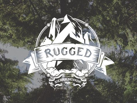 Rugged Rugged Design, Country Landscaping, Soap Company, Badge Logo, Sierra Nevada, By Grace, Logo Ideas, Hill Country, Design Portfolio