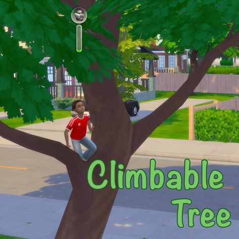 Sims 4 Useful Mods, Sims 4 Treehouse Cc, Sims 4 Trees, Sims 4 Trees Cc, Sims 4 Realistic Mods, Sims 4 Realistic, Climb A Tree, Los Sims 4 Mods, Sims 4 Decades Challenge