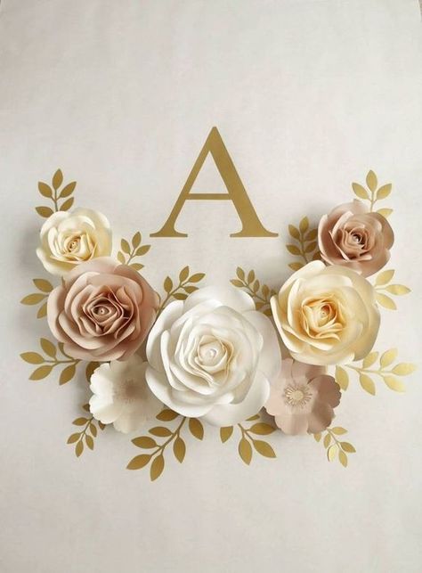 Discover the paper flowers decoration and use it your home Paper Flower Instructions, Diy Paper Flowers, Paper Flower Art, Easy Paper Flowers, Paper Flower Wall Decor, Paper Flower Decor, Paper Flower Crafts, Handmade Flowers Paper, Paper Flowers Craft