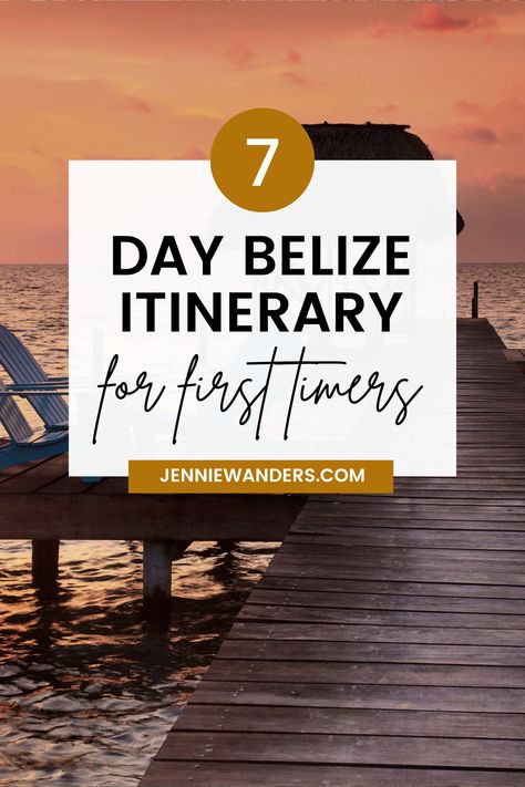 Belize 7 Day Itinerary: One Week COMPLETE Guide! Trip To Belize, 7 Day Itinerary, Belize Itinerary, Belize Travel Guide, Dock Of The Bay, Belize Vacations, Belize City, Belize Travel, Around The World In 80 Days