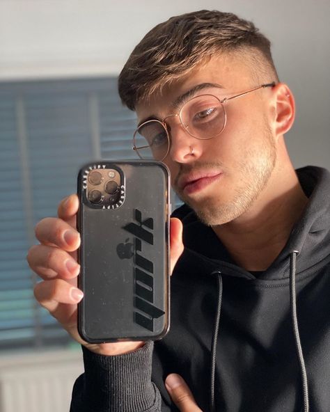 MATT YORK on Instagram: “First mirror selfie since 1990-NEVER - @casetify” Dog Tag Necklace, Mirror Selfie, Mirror, On Instagram, Instagram