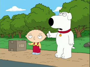 Country Road Rupert Family Guy, Stewie And Brian, Family Guy Cartoon, Brian Griffin, Family Guy Stewie, Stewie Griffin, Peter Griffin, Cartoon Tattoos, American Dad