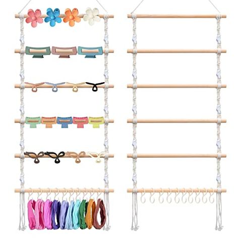 Claw Clip Hanger, Hair Clip Holder Diy Organizers, Crochet Claw Clip Holder, Diy Claw Clip Holder, Claw Clips Storage, Diy Claw Clip Organizer, Claw Clip Display, Hair Claw Clip Organizer, Claw Clip Storage