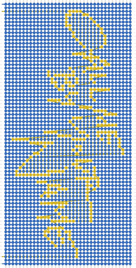 Alpha pattern #46209 | BraceletBook Call Me Your Name, Pixel Pattern, Alpha Pattern, Alpha Patterns, Friendship Bracelet Patterns, Bracelet Patterns, Friendship Bracelet, Your Name, Call Me