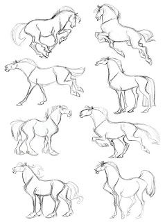 Horse Drawing Tutorial, Horse Art Drawing, Horse Sketch, Horse Drawing, Horse Drawings, Equine Art, Comics Art, Animal Sketches, Arte Animal