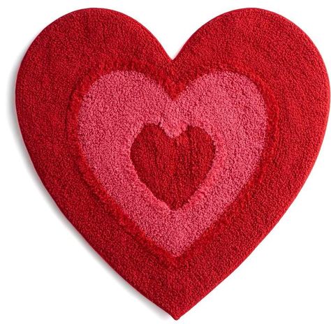 Celebrate Valentine's Day Together Reversible Heart Shaped Bath Rug #valentinesday #bathrug (affiliate) Valentine Bathroom, Heart Rug, Rooms Decoration, Funky Rugs, Pastel Room, Indie Room Decor, Room Deco, Indie Room, Dreamy Room