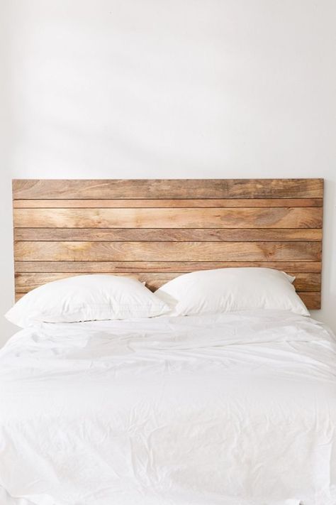 Wood Headboard Bedroom, Headboard Inspiration, Diy Wood Headboard, Pallet Headboard, Wooden Headboard, Diy Headboards, Luxury Bed, Diy Headboard, Headboard Designs