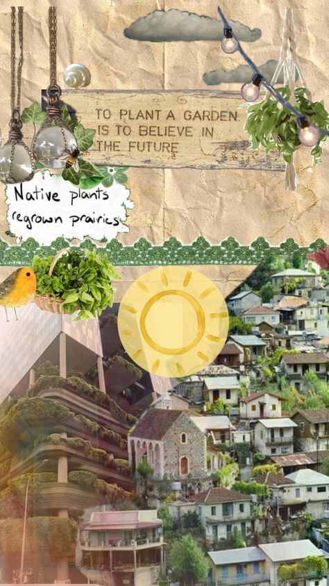 #solarpunk #plants #sustainability Solar Punk Earth Core, Solarpunk Graphic Design, Solar Punk Aesthetic, Sustainability Aesthetic, Solarpunk Aesthetic, Punk Typography, Solar City, Solar Punk, Earth's Core