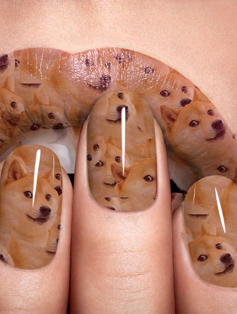 These dogs nailed it! Imagine getting choked out by these puppies ;) Cursed Nails, Dog Nail Art, Nice Lips, Trendy Nail Art Designs, Lipstick Art, Animal Nails, Her Nails, Crazy Nails, Simple Nail Art Designs